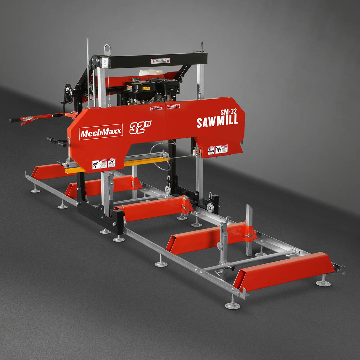 32 in Portable Sawmill, 420cc 15 HP DUCAR E-Start Gas Engine, 29 in Board Width, 13 ft Track, SM32 - view 27