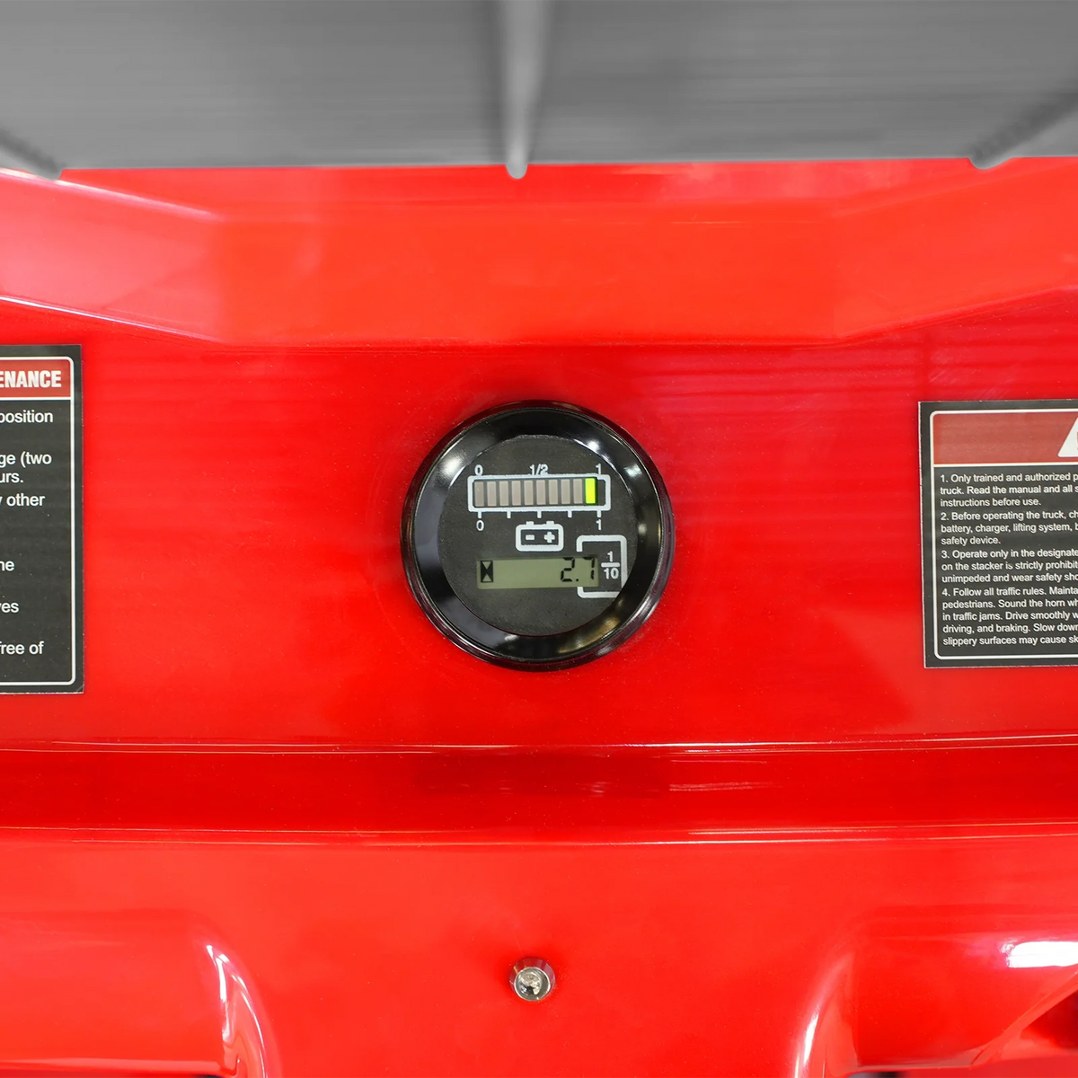 3300lbs Electric Straddle Stacker, 138" Lift, Adjustable Legs & Forks, F33-138SLA - view 12