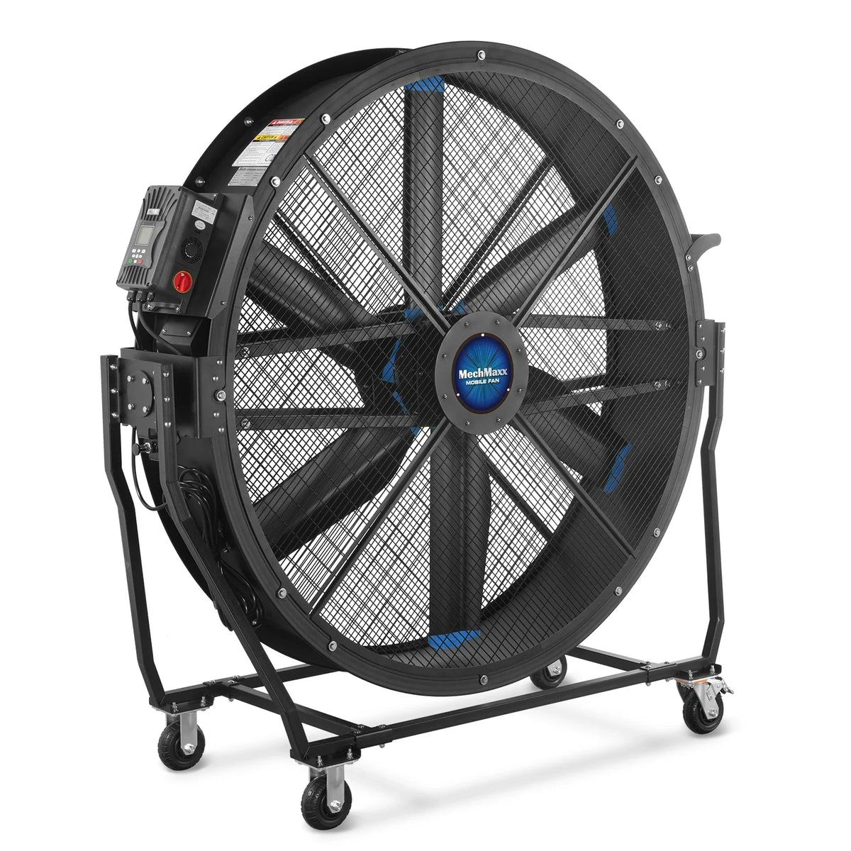 59 in Portable Industrial Fan with Variable High-Efficiency PMSM Motor, Tiltable Mobile High Volume Floor Fan, - view 17