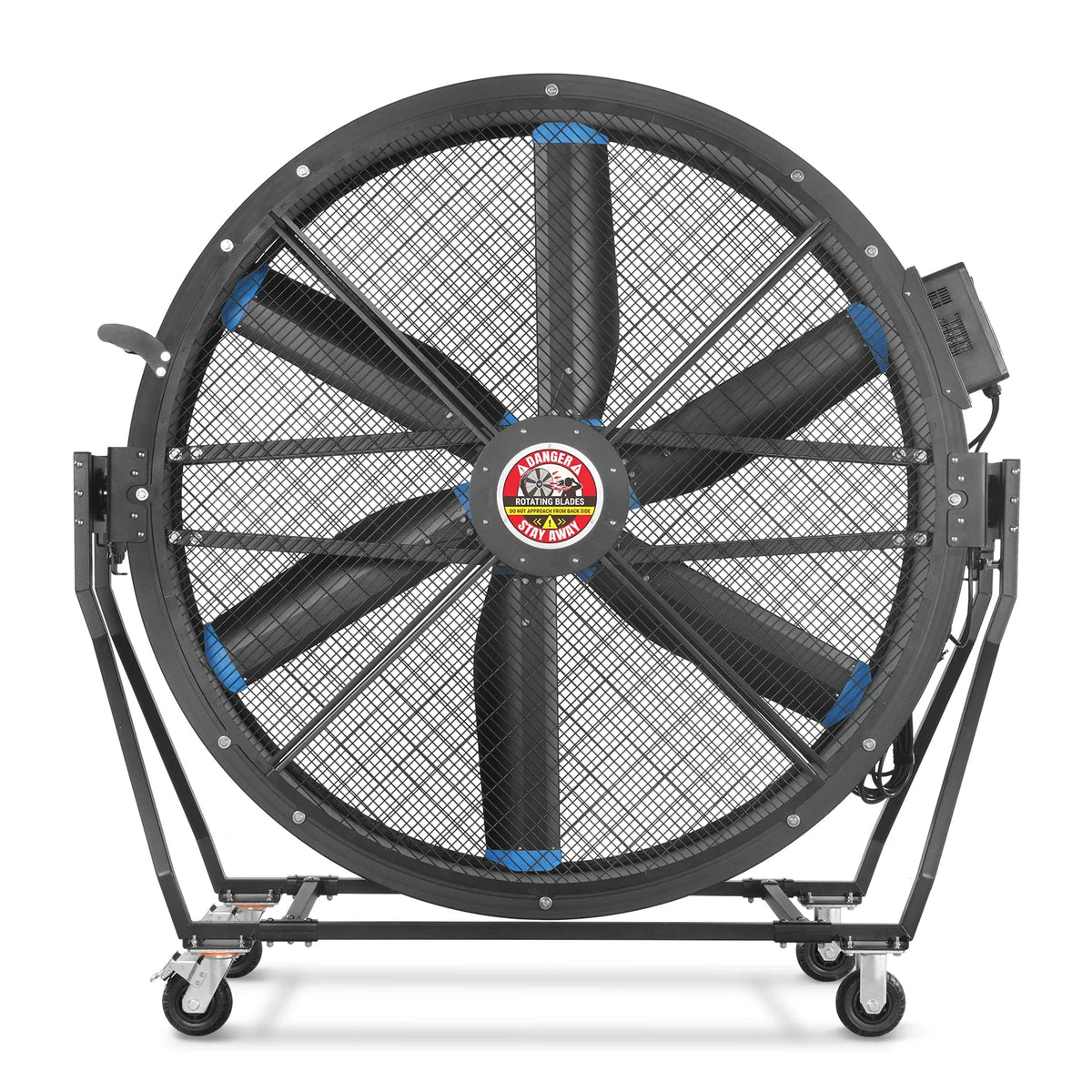 59 in Portable Industrial Fan with Variable High-Efficiency PMSM Motor, Tiltable Mobile High Volume Floor Fan, - view 22