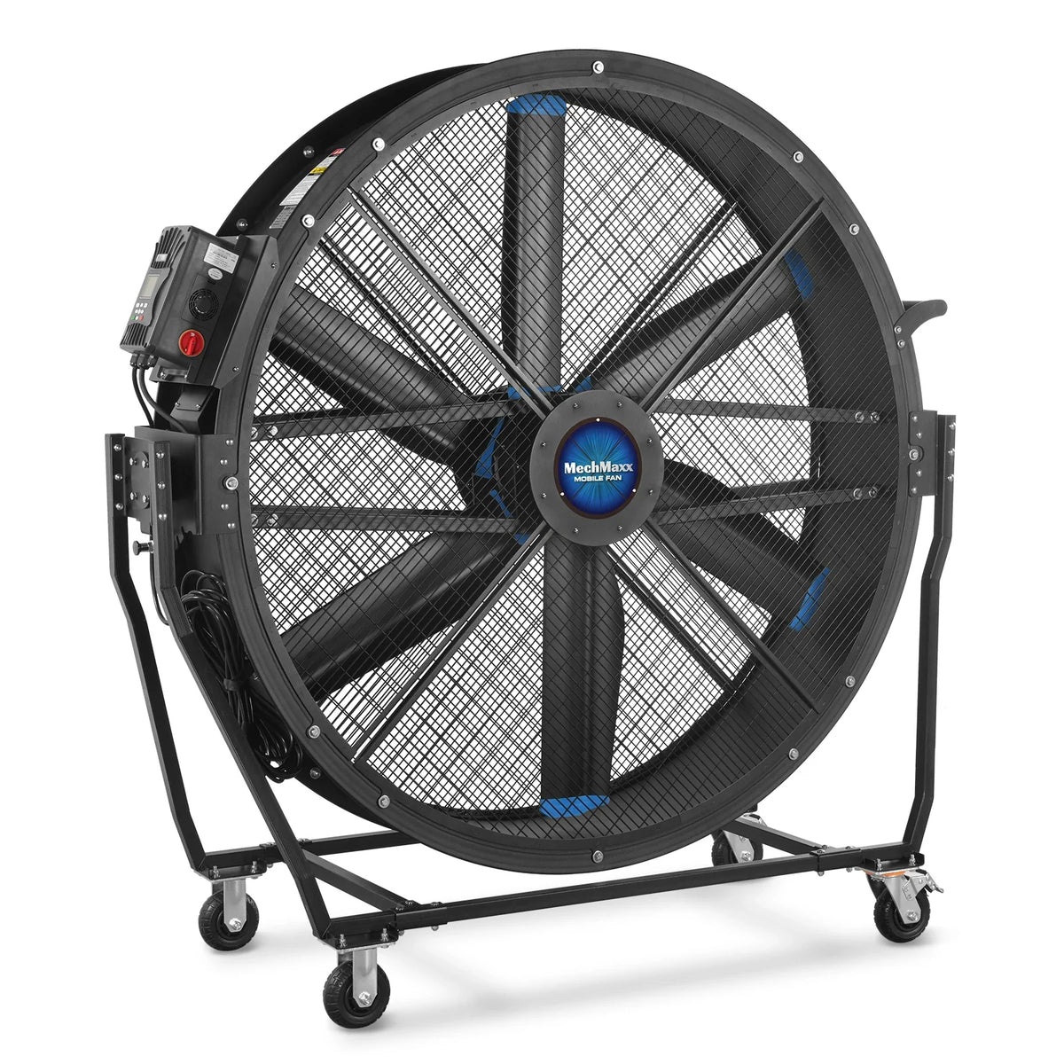 59 in Portable Industrial Fan with Variable High-Efficiency PMSM Motor, Tiltable Mobile High Volume Floor Fan, - view 12