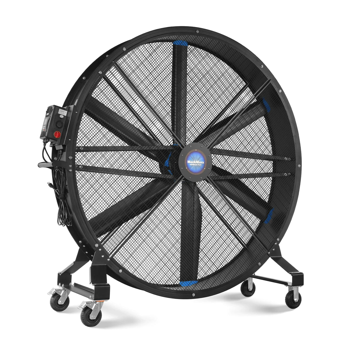 79 in Portable Industrial Fan with Variable High-Efficiency PMSM Motor, Mobile High Volume Floor Fan, MF-79 - view 12