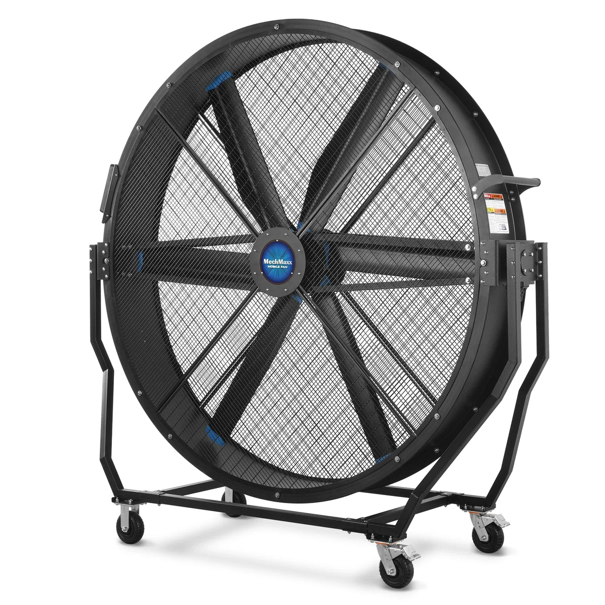 79 in Portable Industrial Fan with Variable High-Efficiency PMSM Motor, Tiltable Mobile High Volume Floor Fan, - view 14