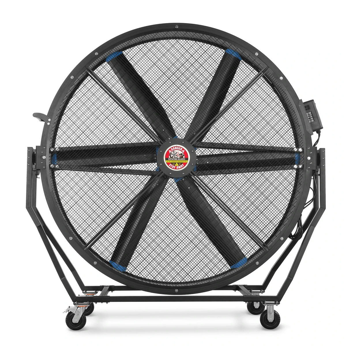 79 in Portable Industrial Fan with Variable High-Efficiency PMSM Motor, Tiltable Mobile High Volume Floor Fan, - view 23
