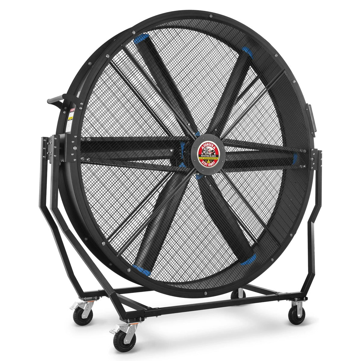 79 in Portable Industrial Fan with Variable High-Efficiency PMSM Motor, Tiltable Mobile High Volume Floor Fan, - view 25