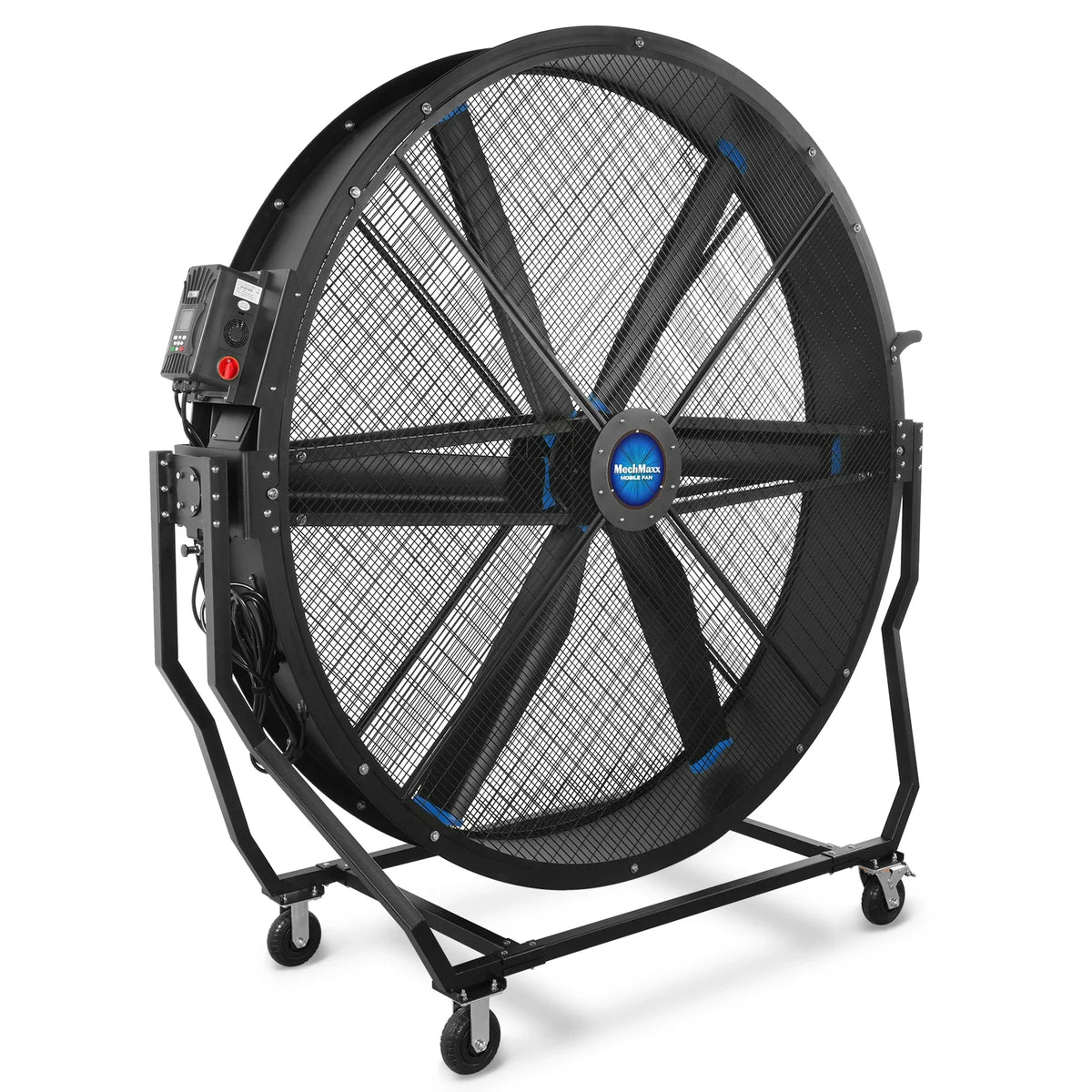 79 in Portable Industrial Fan with Variable High-Efficiency PMSM Motor, Tiltable Mobile High Volume Floor Fan, - view 10