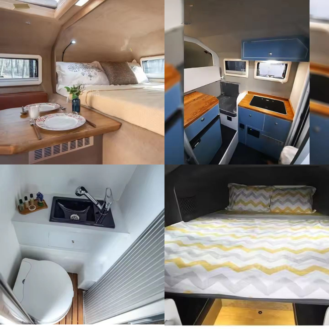 CAEL Remorque camping-car pour pick-up – versions Standard et Premium