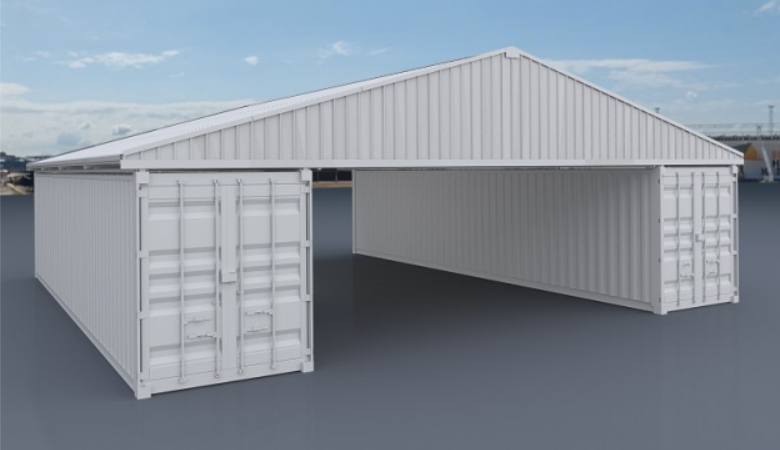 CAEL MC404006P Container Roof Kit – 40 ft Span for Two 40 ft Containers