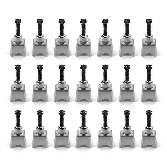 Teeth for Mini Skid Steer Drum Forestry Brush Mulcher Attachment - 1 Pack / 21 Pcs