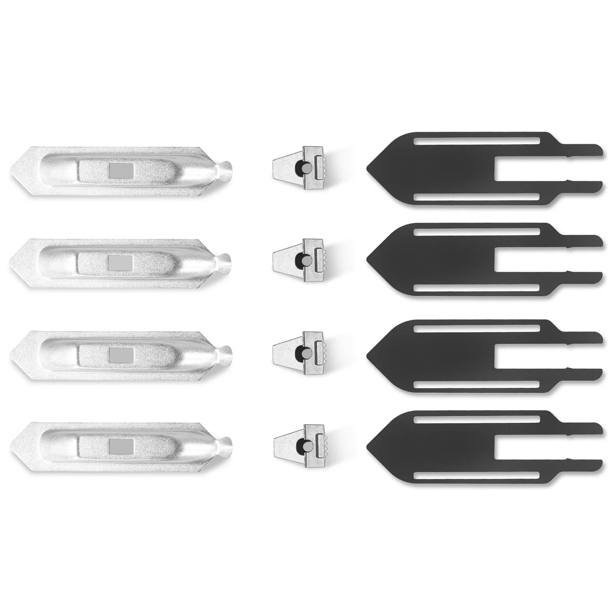 (1 Pack / 4 Set ) Clamping Jaw & Sliding Cover Set (for SKU: 200002 200027 200005)