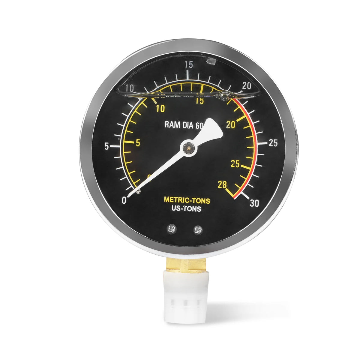 Pressure Gauge for 20T Shop Press (for SKU: 200060)