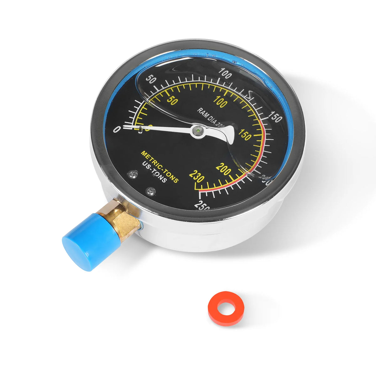Pressure Gauge for 150T Shop Press (for SKU: 200067) - 1 Pack / 1 Pcs - view 2
