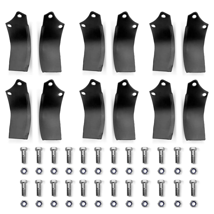 (1 Pack / 12 Pcs ) Blades for MRT Rotary Tiller
