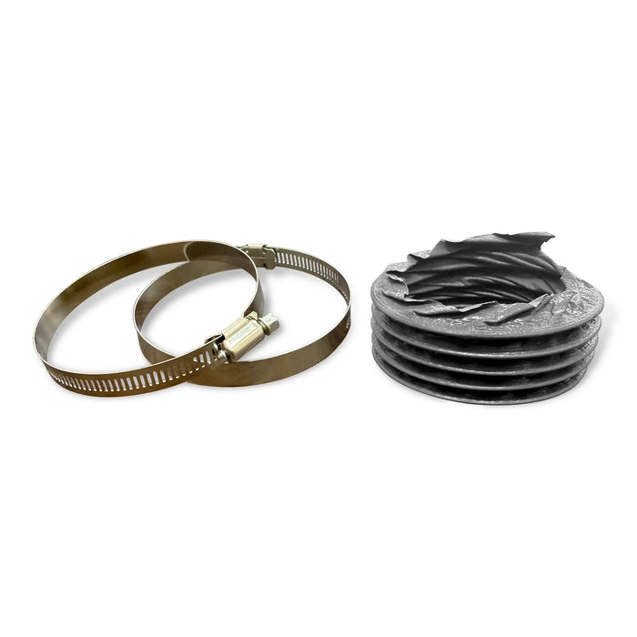 Corrugated Hose with 2 Hose Clamps