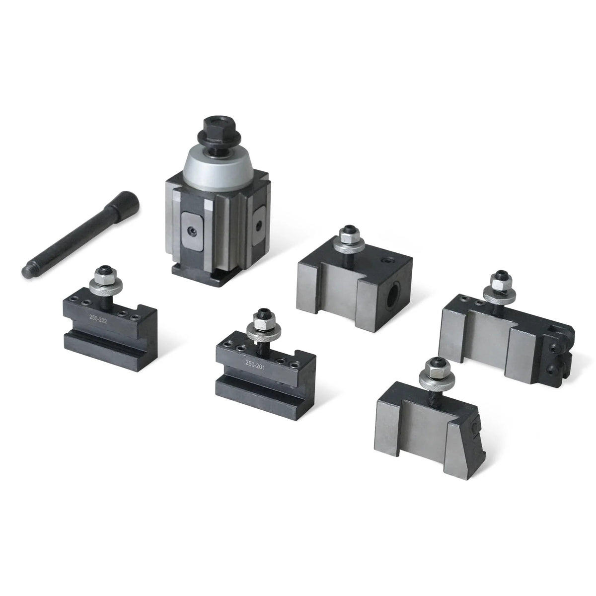 Piston Quick Change Tool Post and Holders 251-200 for Metal Lathes (SKU 500007, 500008, 500009, 500011, 500012 - view 3