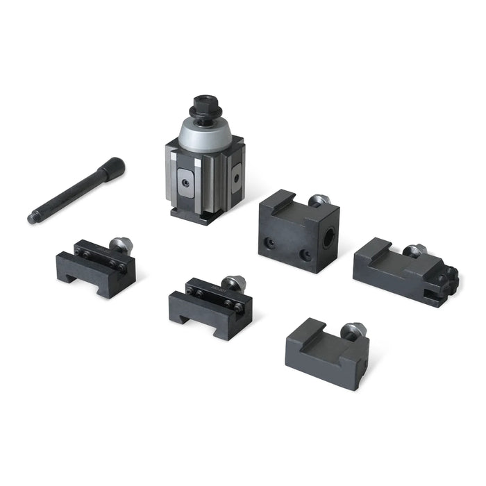 Porte-outil à changement rapide à piston et supports 251-200 pour tours à métaux
