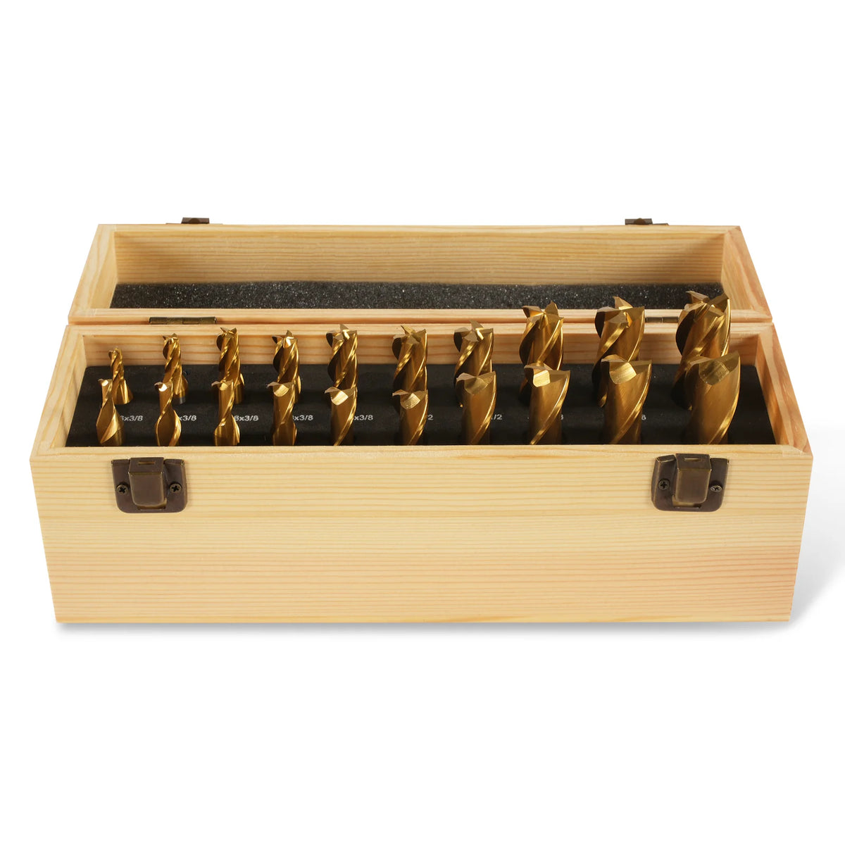 20Pcs HSS End Mills Set (SKU 500200, 500201, 500202, 500203, 500204, 500205) - view 5