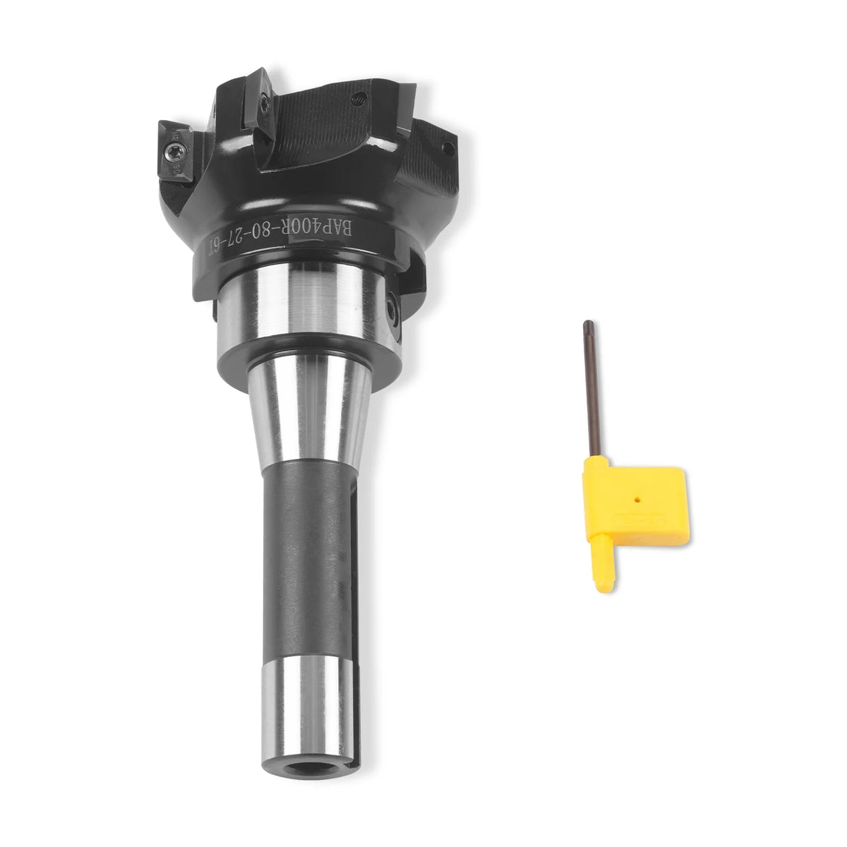 Face Cutting BAP 400R-80-27-6T with Blades+R8-FMB27 (SKU 500204, 500205)