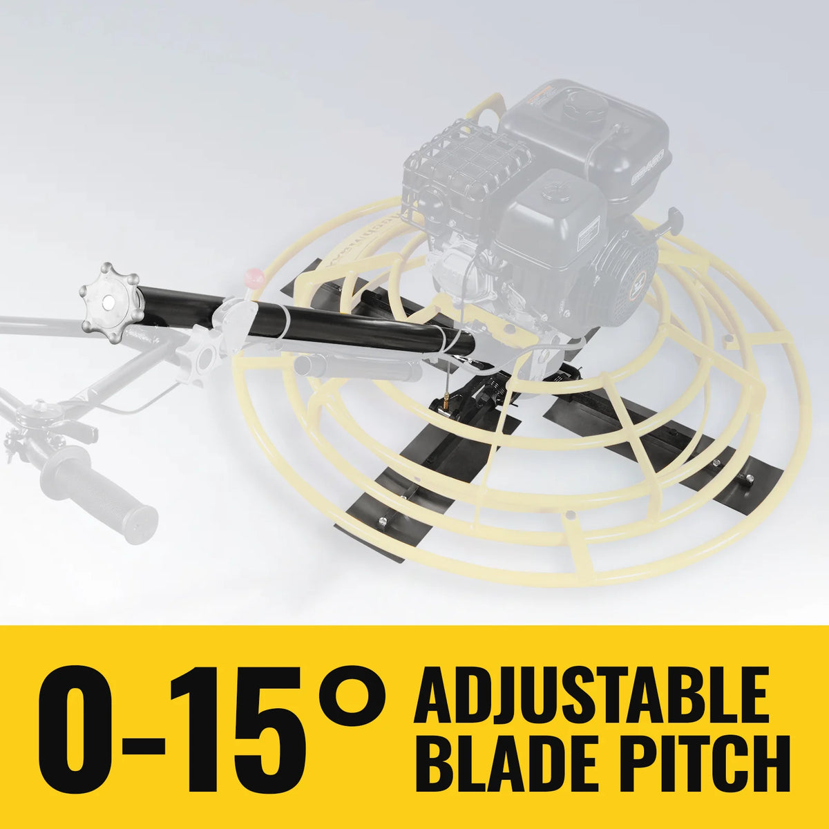 15 HP 44 in Walk-Behind Concrete Power Trowel with Blades and Float Pan, PT46Z - view 4