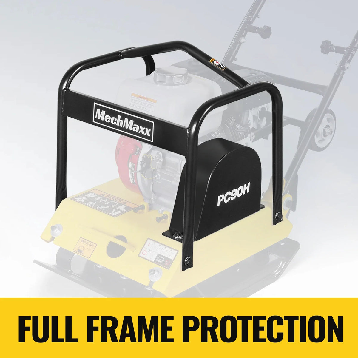 Honda GX160 Vibratory Plate Compactor with Wheel Kit, 3600 lb Centrifugal Force for Soil, Gravel, Asphalt and  - view 5