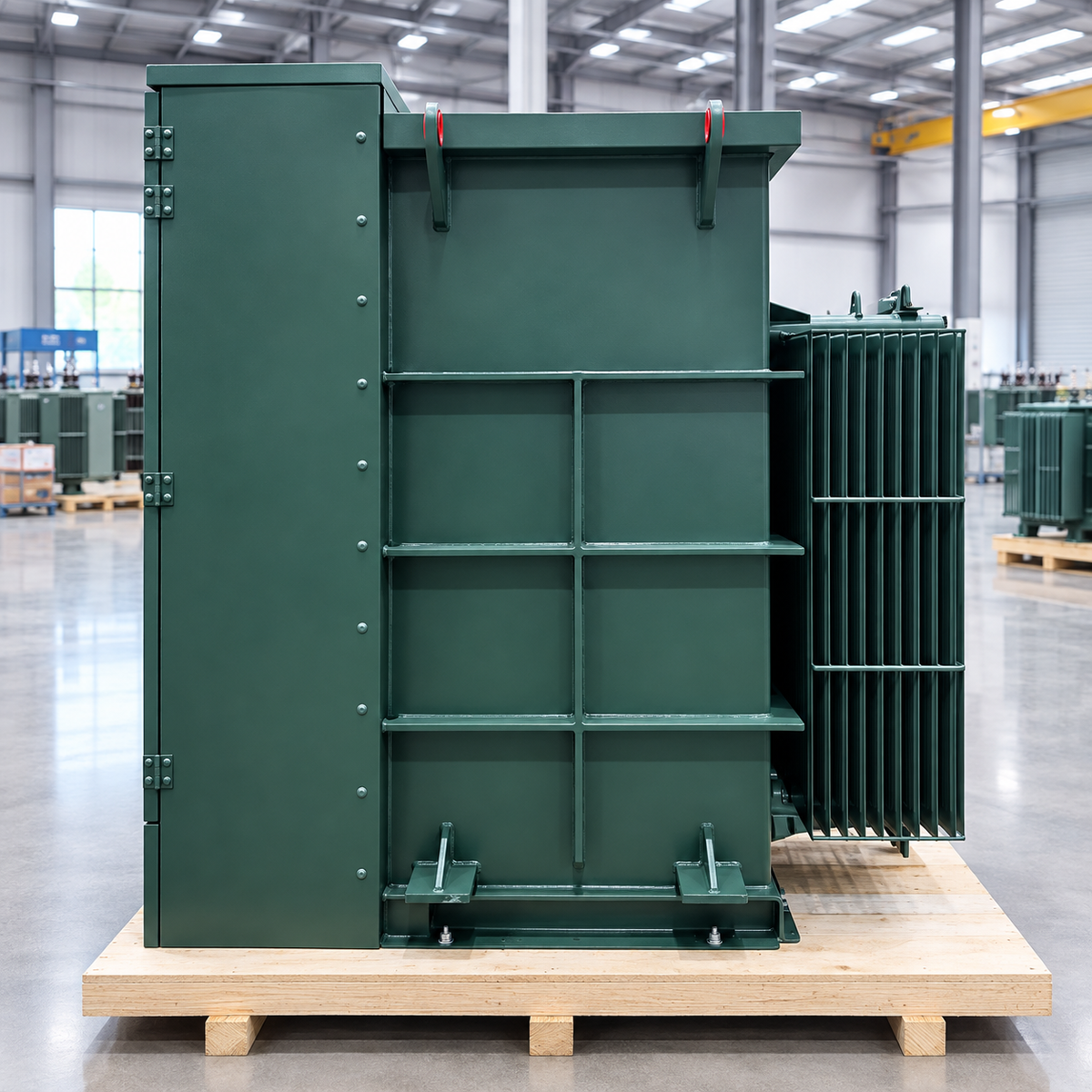 Transformateur triphasé sur socle CAEL 3750 kVA – 13.8 kV / 0.48 kV