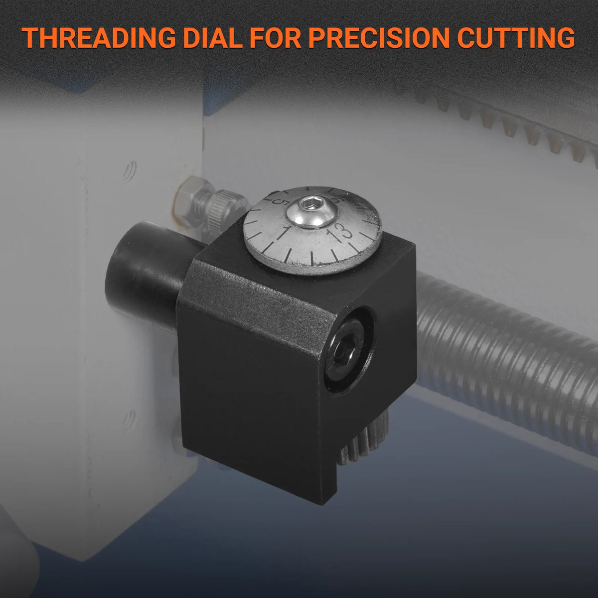 8 x 16 in Mini Metal Lathe, 1.5 in Spindle Bore, 1.5 HP Brushless Motor, 0-2500 RPM Variable Speed, Benchtop - view 8