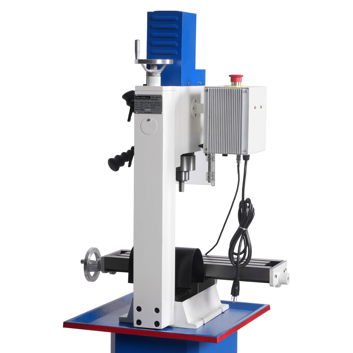 6 x 20 in Benchtop Mill Drill Machine, Variable Speed, R8 Spindle, 1 HP, 110V, Brushless Motor - view 17