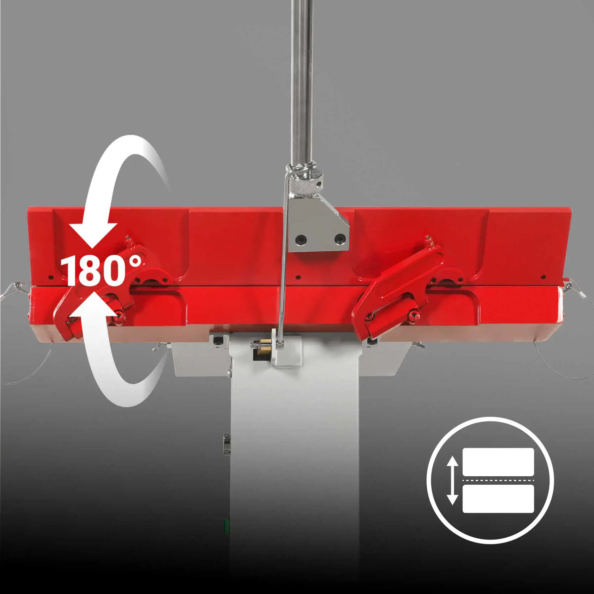 24 in Industrial Magnetic Pan and Box Heavy-Duty Sheet Metal Brake, 20 Gauge Capacity, MSMB650E-R - view 10