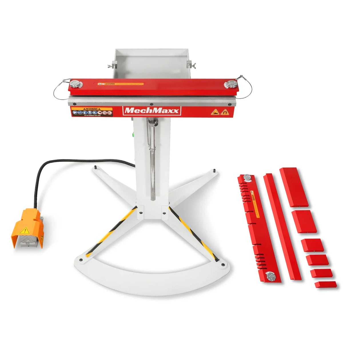 24 in Industrial Magnetic Pan and Box Heavy-Duty Sheet Metal Brake, 20 Gauge Capacity, MSMB650E-R - view 4