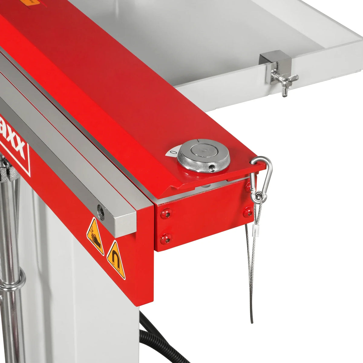 24 in Industrial Magnetic Pan and Box Heavy-Duty Sheet Metal Brake, 20 Gauge Capacity, MSMB650E-R - view 15