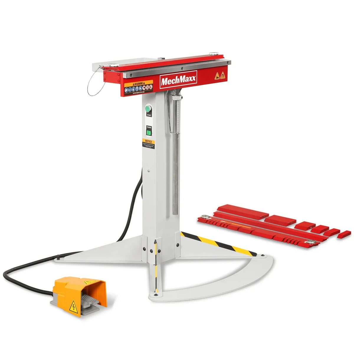 24 in Industrial Magnetic Pan and Box Heavy-Duty Sheet Metal Brake, 20 Gauge Capacity, MSMB650E-R - view 20