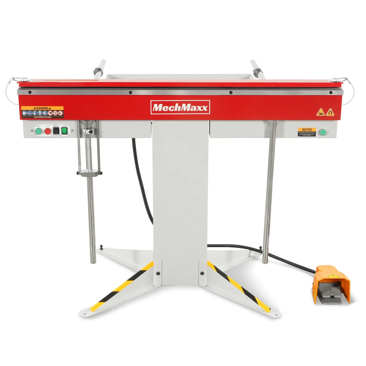 48 in Industrial Magnetic Pan and Box Heavy-Duty Sheet Metal Brake, 20 Gauge Capacity, MSMB1250E-R - view 28