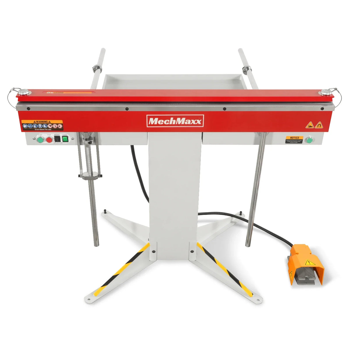 48 in Industrial Magnetic Pan and Box Heavy-Duty Sheet Metal Brake, 20 Gauge Capacity, MSMB1250E-R - view 30