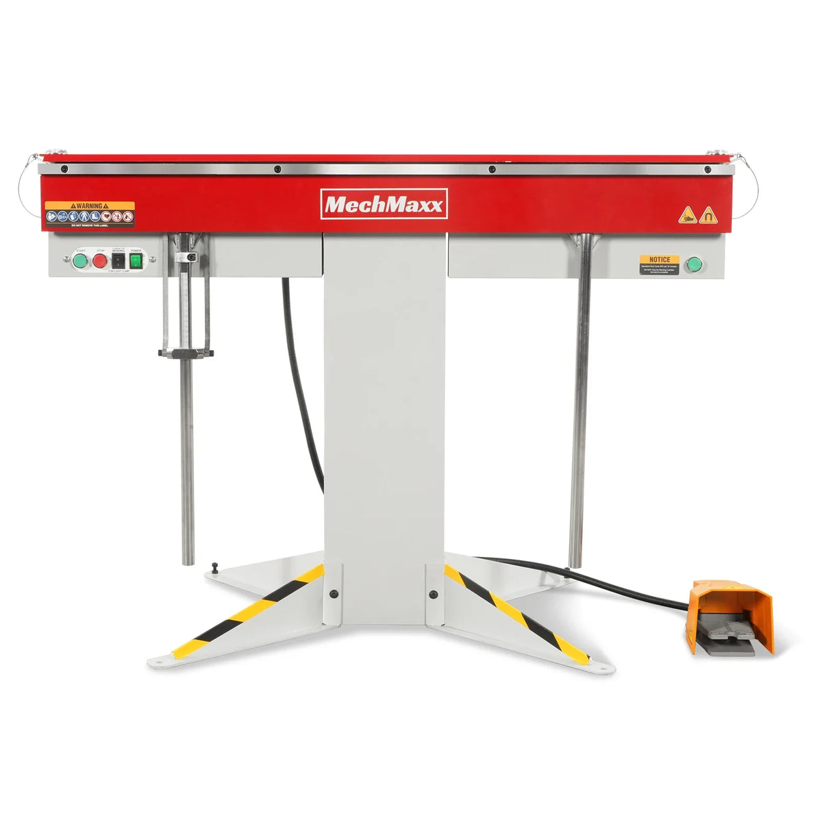 48 in Industrial Magnetic Pan and Box Heavy-Duty Sheet Metal Brake, 20 Gauge Capacity, MSMB1250E-R - view 2