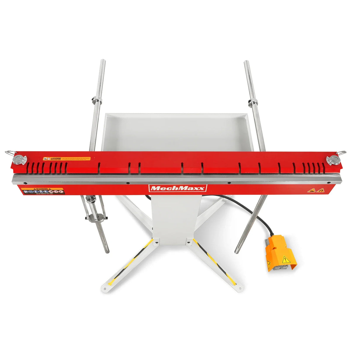 48 in Industrial Magnetic Pan and Box Heavy-Duty Sheet Metal Brake, 20 Gauge Capacity, MSMB1250E-R - view 3