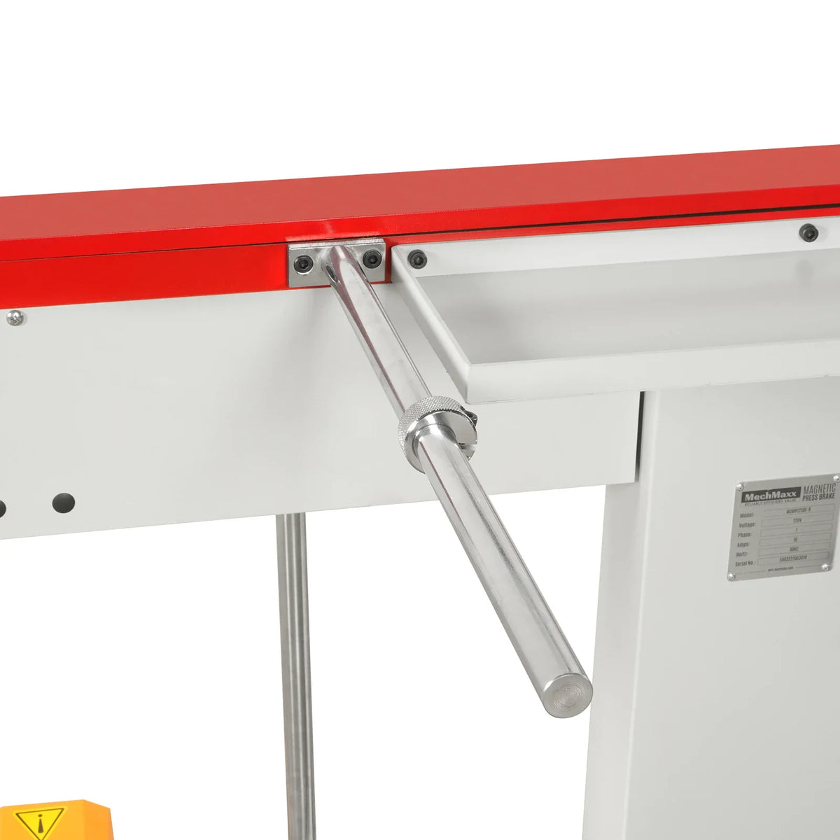 48 in Industrial Magnetic Pan and Box Heavy-Duty Sheet Metal Brake, 20 Gauge Capacity, MSMB1250E-R - view 31