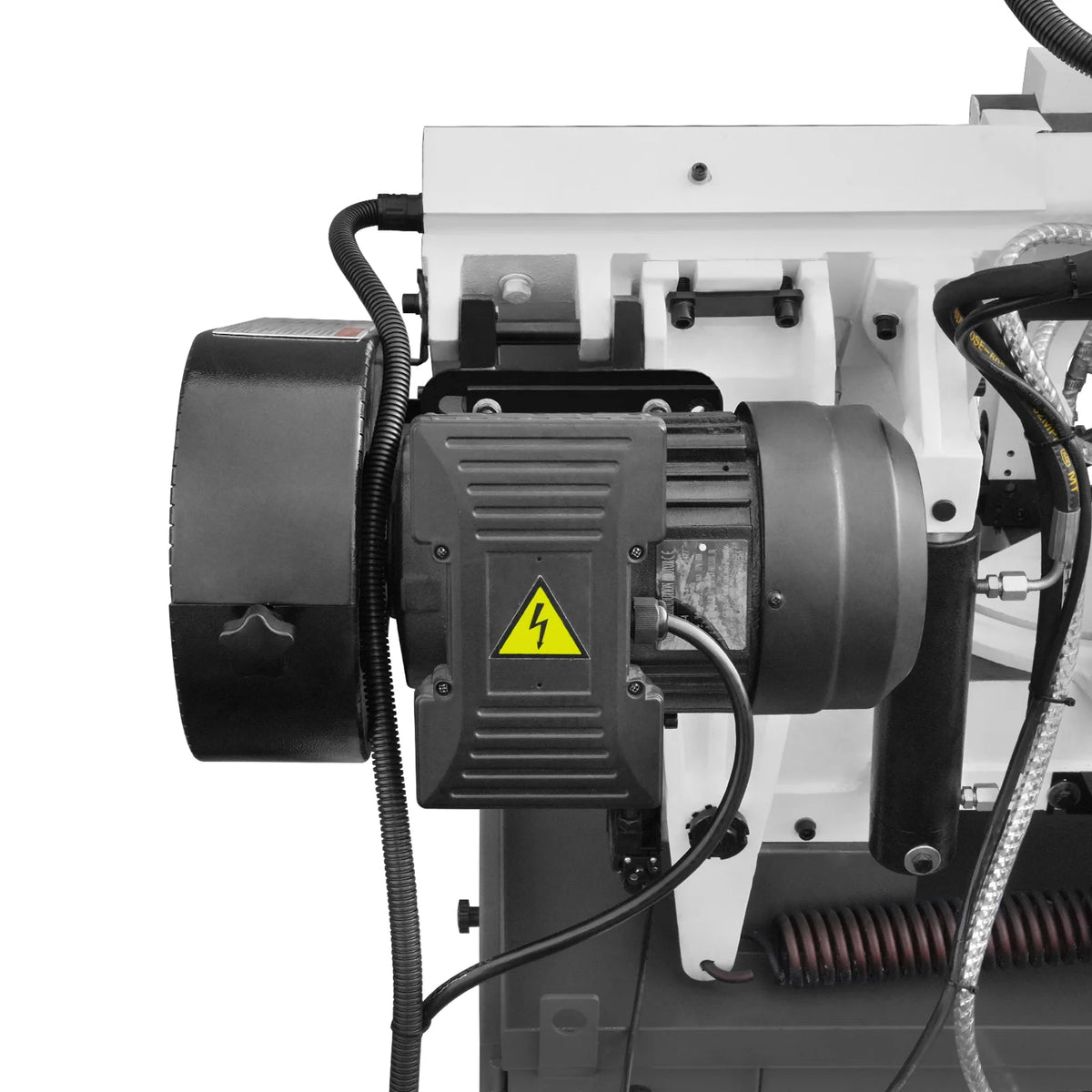 10 in Horizontal Metal Cutting Band Saw, 2 HP 1.5 kW, 4-Speed, 0-45 Degree Swivel, Hydraulic Downfeed, 230V, B - view 30