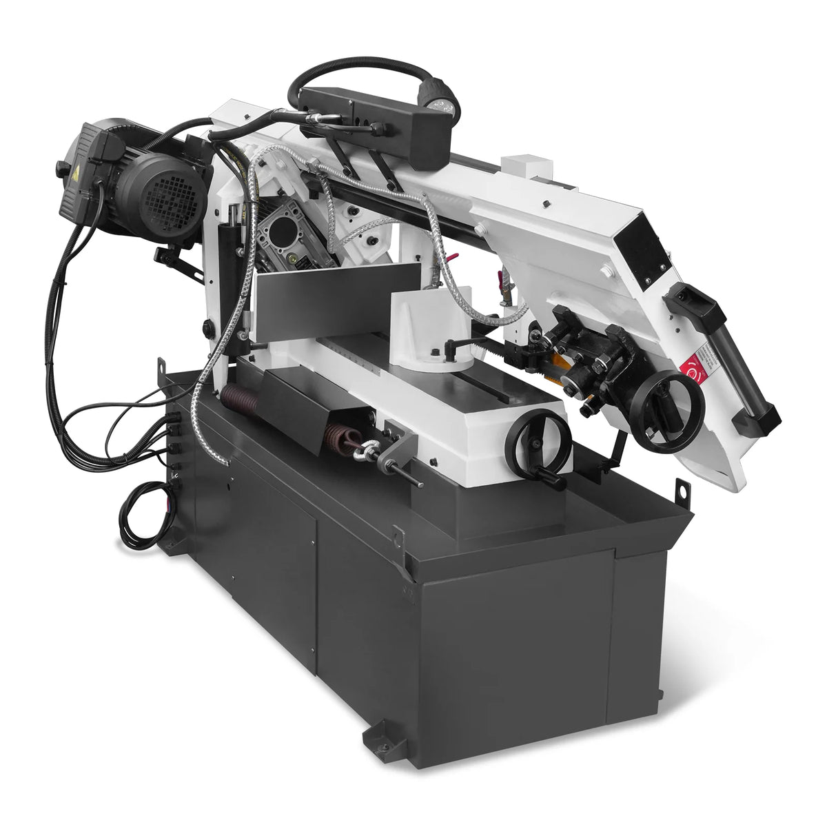 10 in Horizontal Metal Cutting Band Saw, 2 HP 1.5 kW, 4-Speed, 0-45 Degree Swivel, Hydraulic Downfeed, 230V, B - view 47