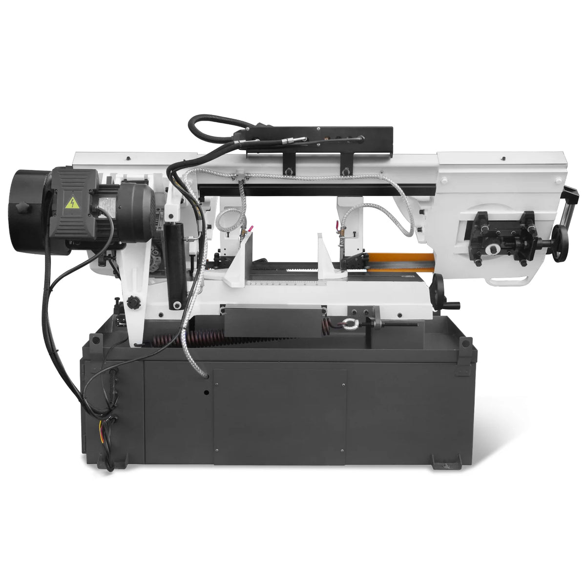 10 in Horizontal Metal Cutting Band Saw, 2 HP 1.5 kW, 4-Speed, 0-45 Degree Swivel, Hydraulic Downfeed, 230V, B - view 16