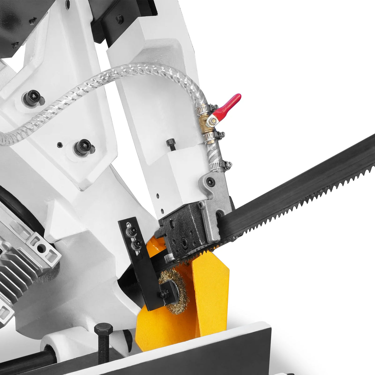 10 in Horizontal Metal Cutting Band Saw, 2 HP 1.5 kW, 4-Speed, 0-45 Degree Swivel, Hydraulic Downfeed, 230V, B - view 28