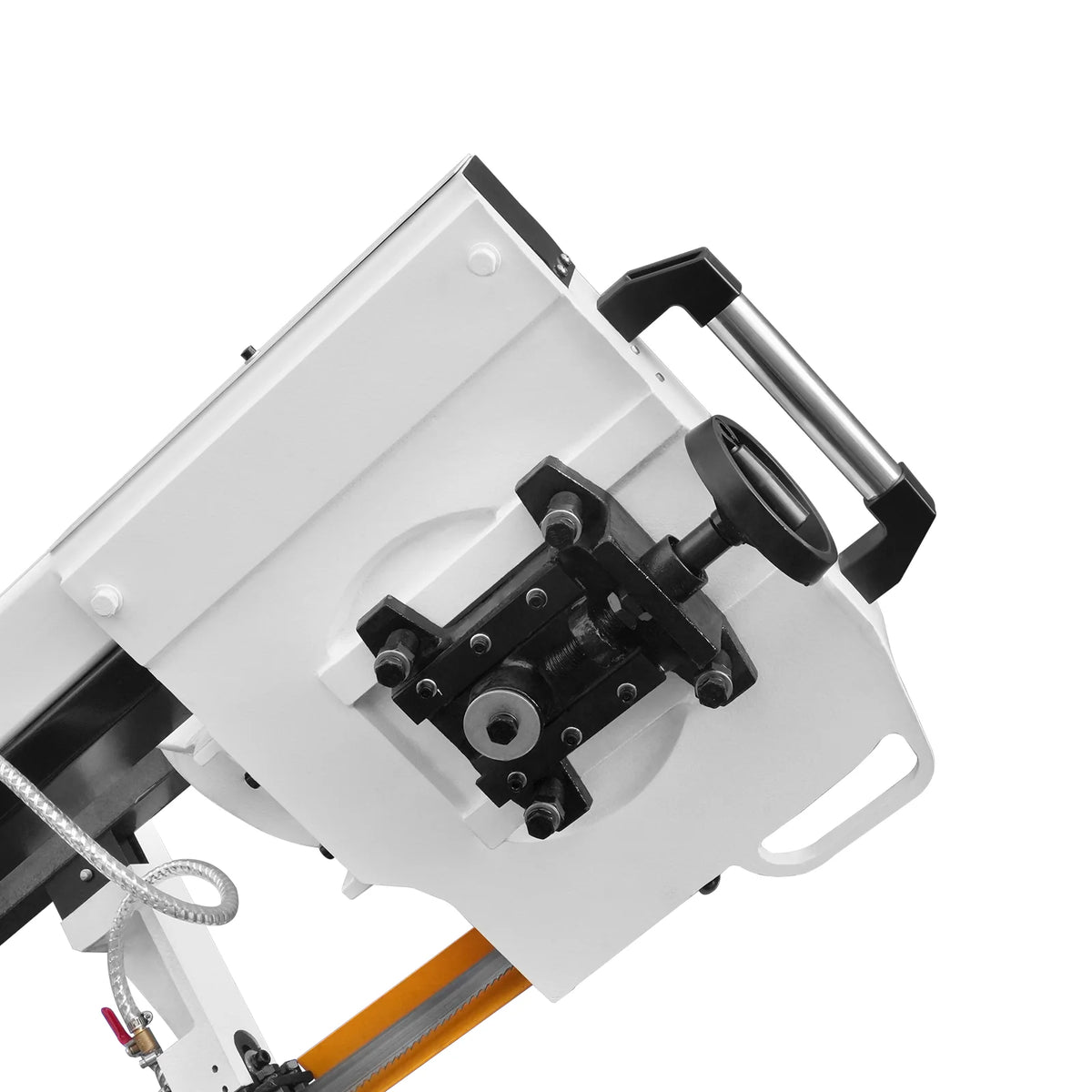 10 in Horizontal Metal Cutting Band Saw, 2 HP 1.5 kW, 4-Speed, 0-45 Degree Swivel, Hydraulic Downfeed, 230V, B - view 48