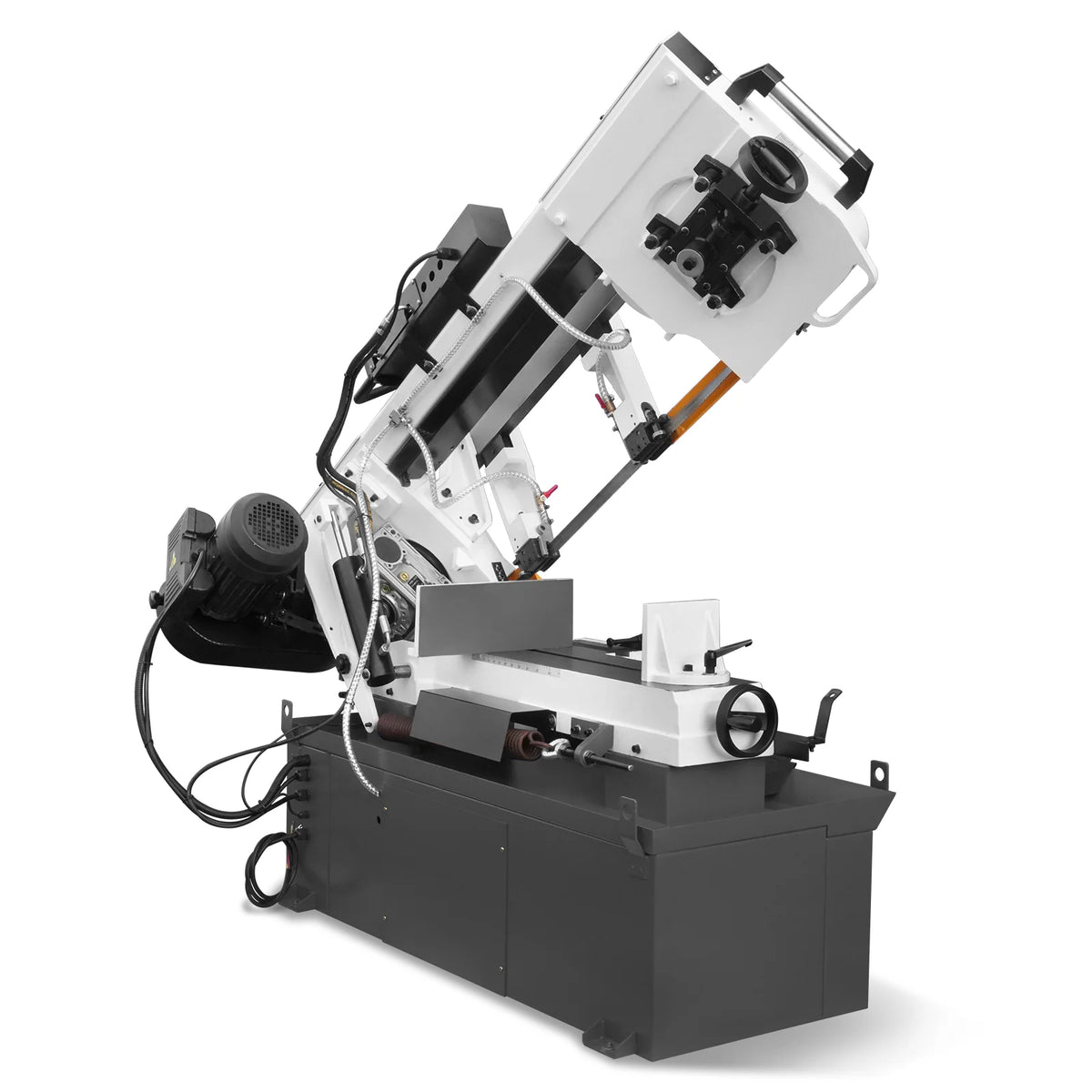 10 in Horizontal Metal Cutting Band Saw, 2 HP 1.5 kW, 4-Speed, 0-45 Degree Swivel, Hydraulic Downfeed, 230V, B - view 19