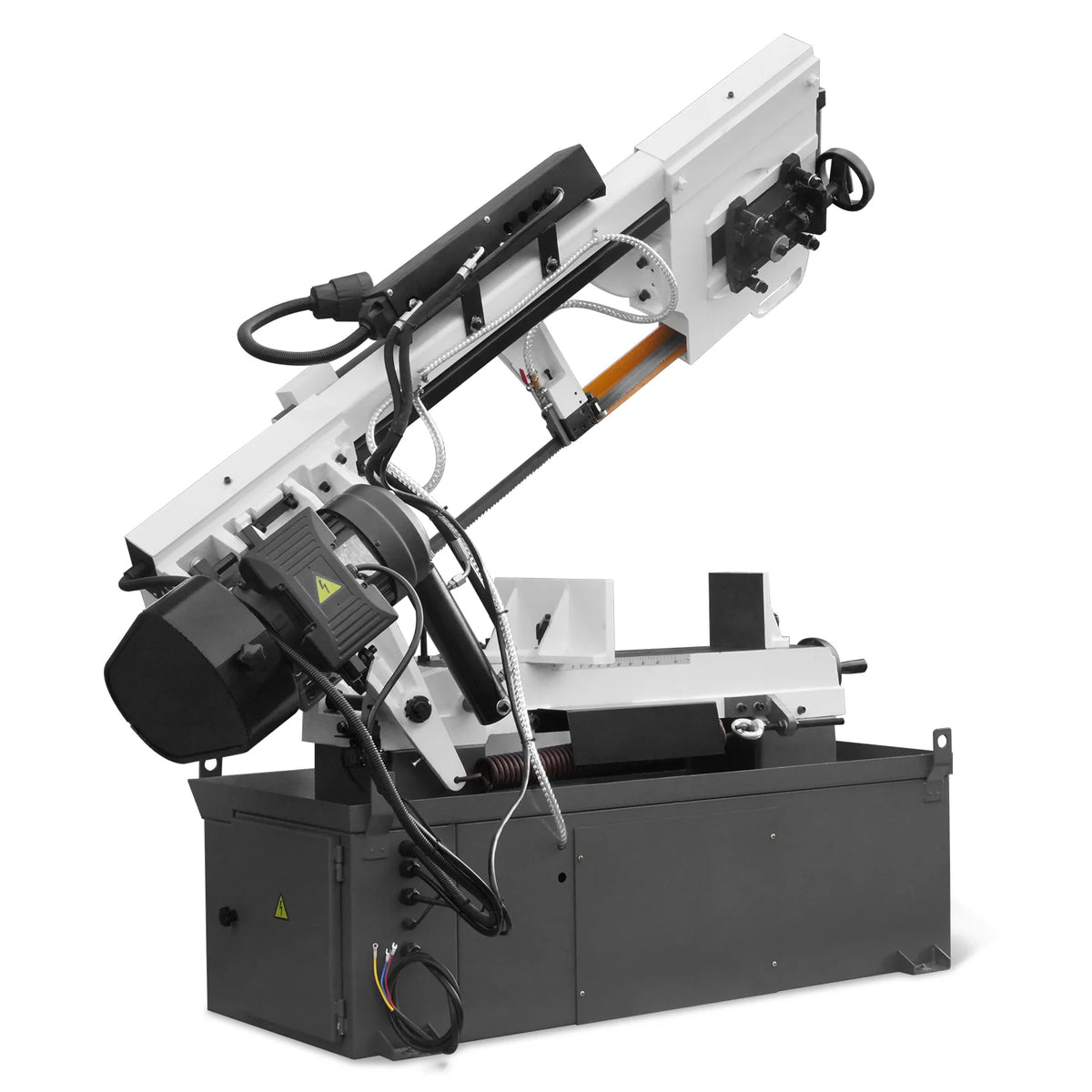 10 in Horizontal Metal Cutting Band Saw, 2 HP 1.5 kW, 4-Speed, 0-45 Degree Swivel, Hydraulic Downfeed, 230V, B - view 42