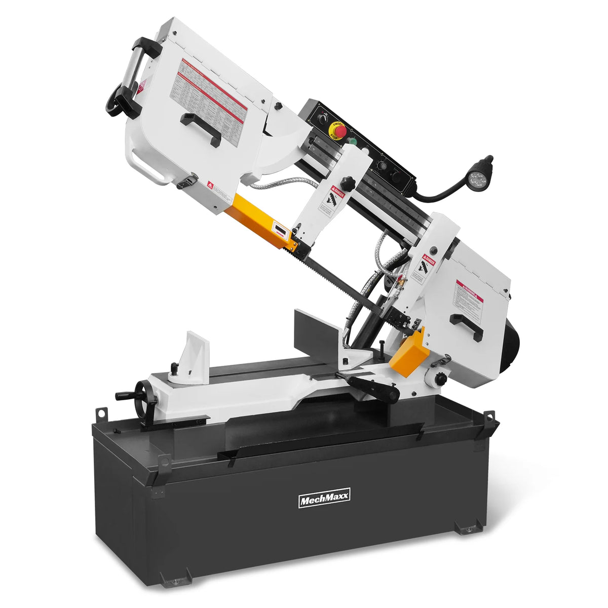 10 in Horizontal Metal Cutting Band Saw, 2 HP 1.5 kW, 4-Speed, 0-45 Degree Swivel, Hydraulic Downfeed, 230V, B - view 14