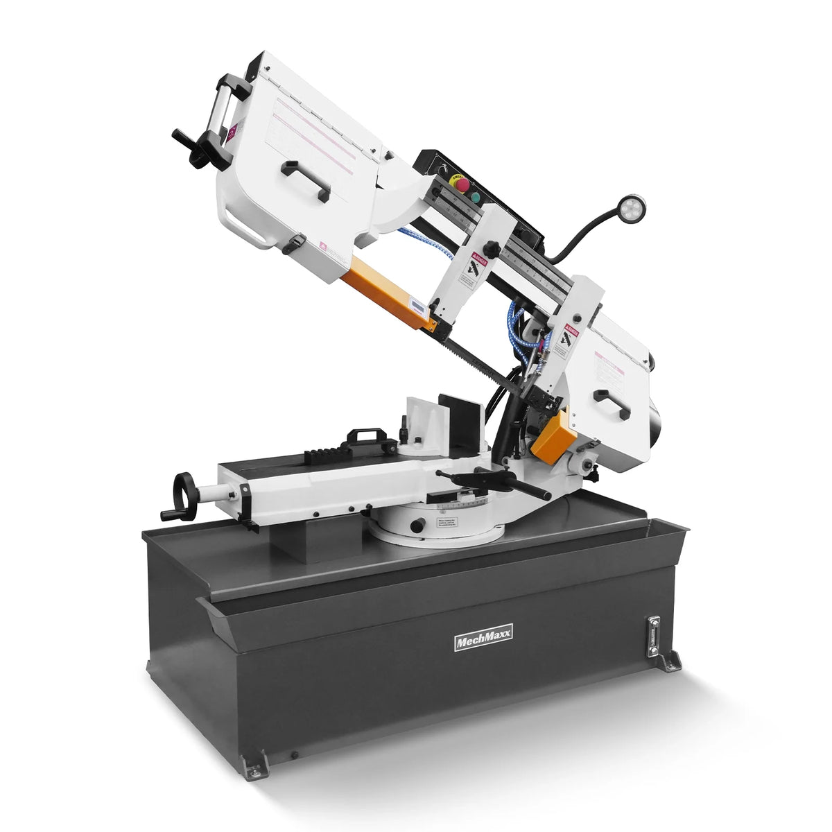 MechMaxx Metal Cutting Band Saw, 10 in Horizontal, 2 HP 220V, 0-45 Degree Mitering, Hydraulic Down Feed, Coola - view 20