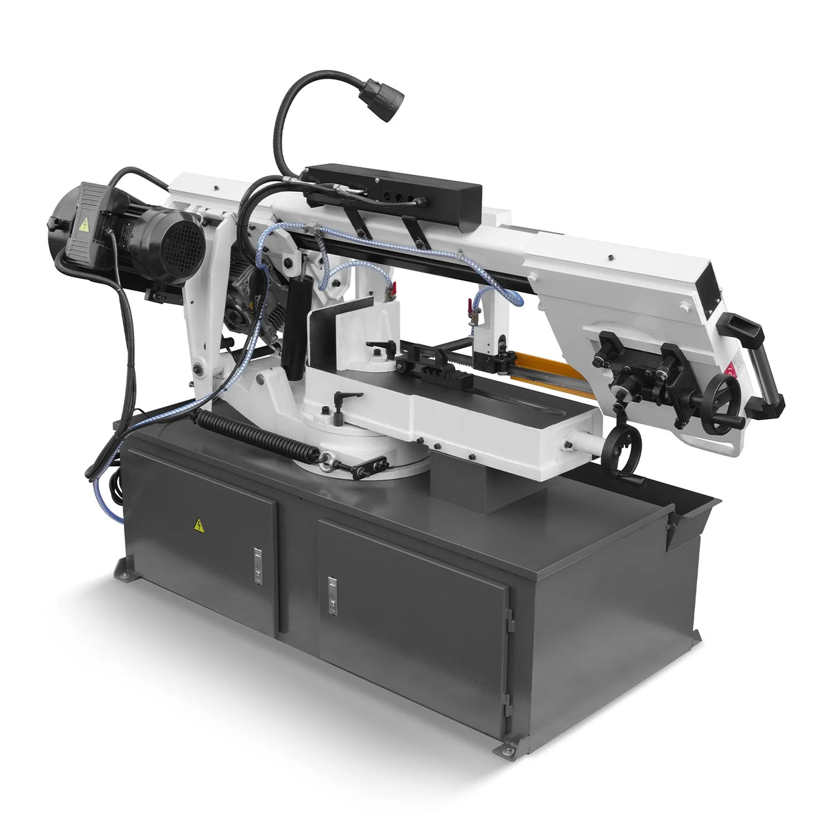 MechMaxx Metal Cutting Band Saw, 10 in Horizontal, 2 HP 220V, 0-45 Degree Mitering, Hydraulic Down Feed, Coola - view 15
