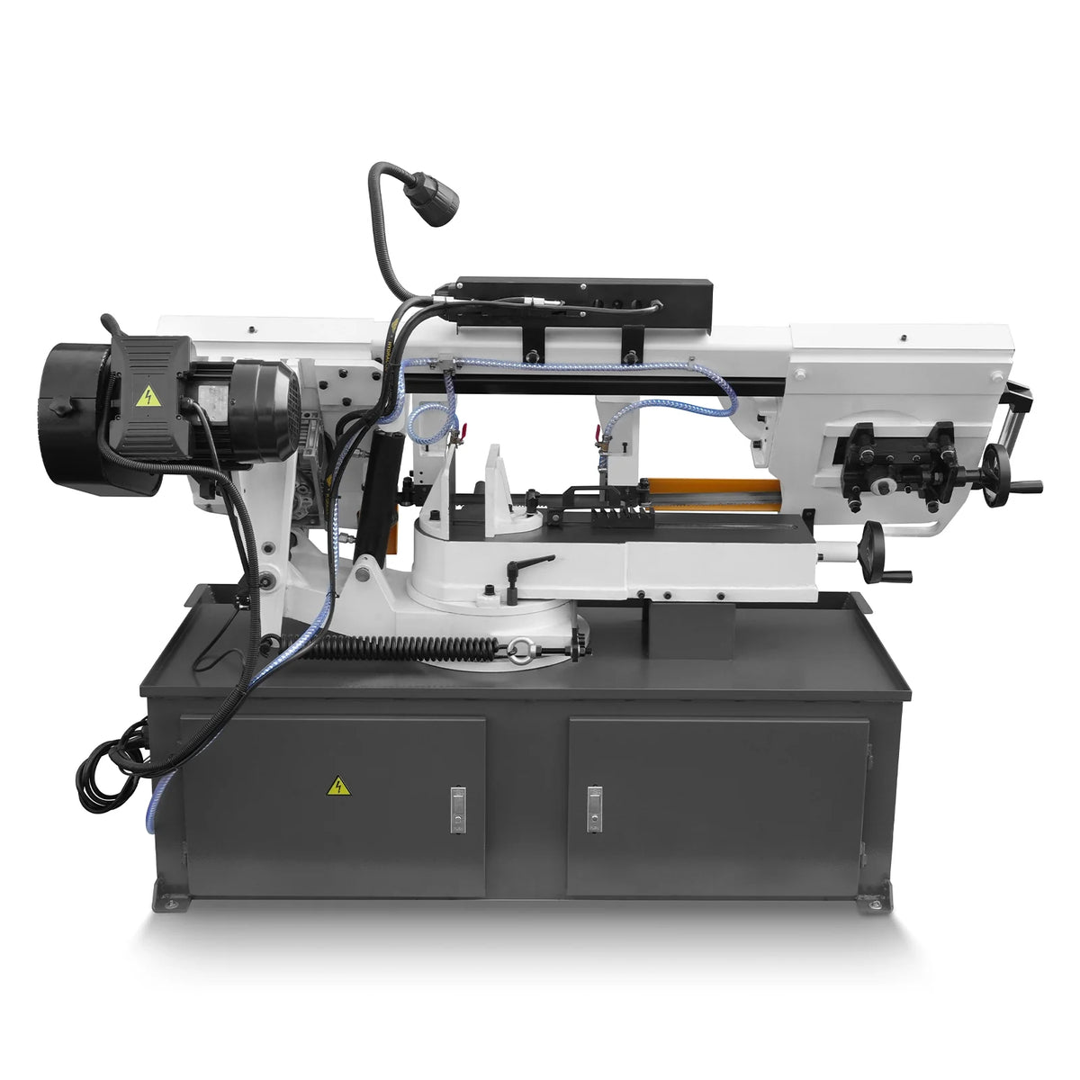 MechMaxx Metal Cutting Band Saw, 10 in Horizontal, 2 HP 220V, 0-45 Degree Mitering, Hydraulic Down Feed, Coola - view 24