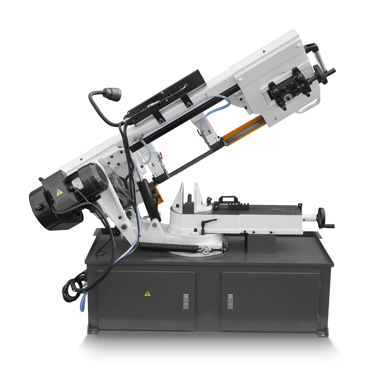 MechMaxx Metal Cutting Band Saw, 10 in Horizontal, 2 HP 220V, 0-45 Degree Mitering, Hydraulic Down Feed, Coola - view 18