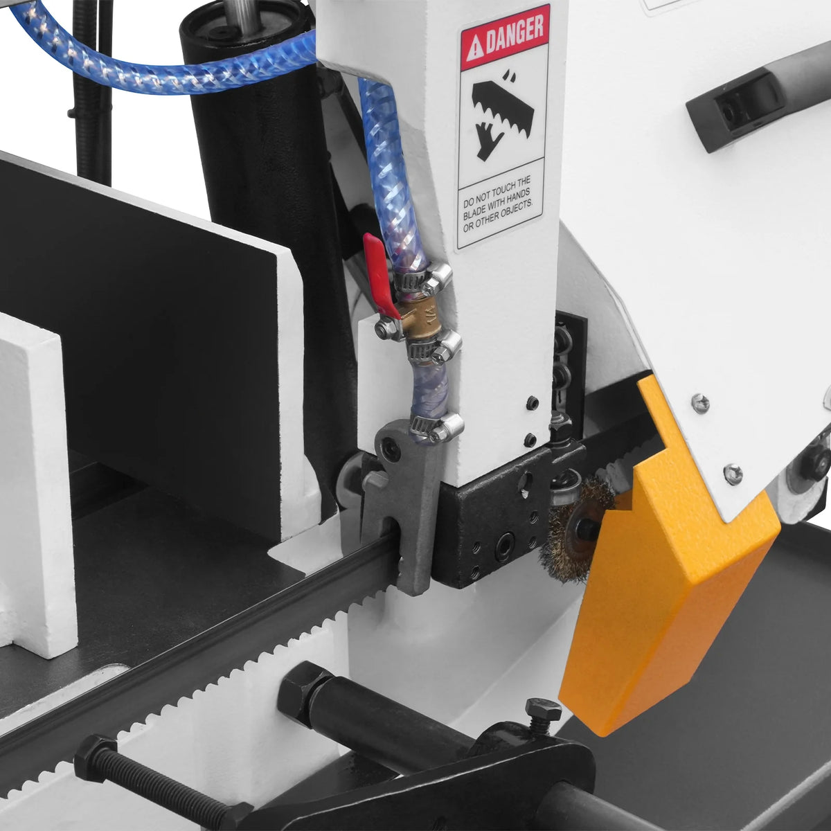 MechMaxx Metal Cutting Band Saw, 10 in Horizontal, 2 HP 220V, 0-45 Degree Mitering, Hydraulic Down Feed, Coola - view 43