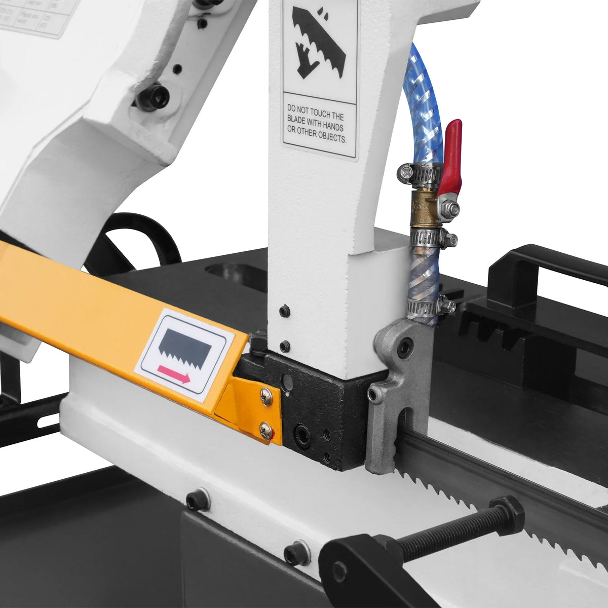 MechMaxx Metal Cutting Band Saw, 10 in Horizontal, 2 HP 220V, 0-45 Degree Mitering, Hydraulic Down Feed, Coola - view 54